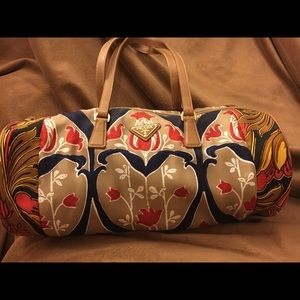 Prada Foulard Print Roll Bag
